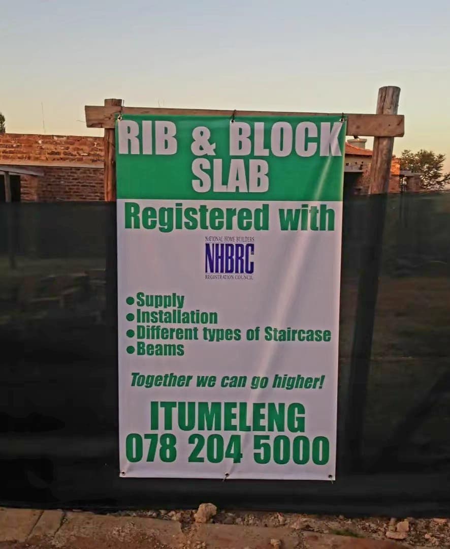 Limgaga Construction roadside signage