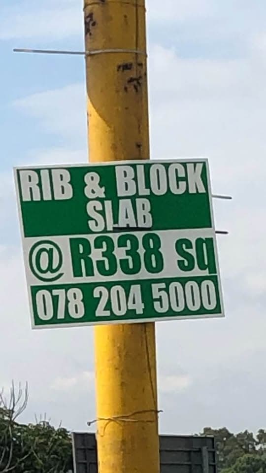 Limgaga Construction roadside signage